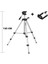 Tripod : Telefon ve Kamera Tutucu Ayak + Telefon Tutucu - 105 cm 5