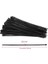 4,8X300 Siyah 30 cm Kablo Bağı Plastik Cırt Kelepçe Toplayıcı-100 Adet 3