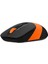 FG10 Nano Kablosuz Optik 2000 Dpı Mouse, 4 Yönlü Scroll, Siyah Turuncu 2