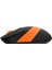 FG10 Nano Kablosuz Optik 2000 Dpı Mouse, 4 Yönlü Scroll, Siyah Turuncu 3