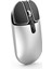 Kablosuz Fare 2.4g + Bluetooth 5.1 Çift Modlu 1600 Dpı 5 Düğmeler Masaüstü Dizüstü Dizüstü Bilgisayar Için Şarj Edilebilir Mouse (Gümüş) 2