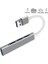 A-809 Macbook Uyumlu USB To 4 USB 3.0 Adaptör Çevirici, Gri 2