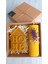 Mum Doğal Petek Ev Dekorasyon, Home Yazılı Hediyelik Mum Seti Besswax Candle 1