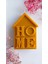 Mum Doğal Petek Ev Dekorasyon, Home Yazılı Hediyelik Mum Seti Besswax Candle 2