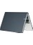 Macbook Air M1 Kılıf 13INÇ Kristal Parlak (Touchıd'li M1 Air) A2337 A2179 A1932 ile Uyumlu Siyah 2