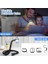 İki Ucu Işıklı LED Okuma Lambası Kitap Boynu Bükülebilir Kollar Boyun Lambası Şarj Edilebilir Hafif ve Esnek Kitap Lambası, 3 Renk Parlaklık Ayarlı, Siyah Renk SY-GH8B 3