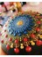 Fabric Dot Taş Görünümlü Ahşap 10 x 10 cm 3