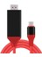 USB C - HDMI Kablosu 1,8 M 4k, Usb-C HDMI Adaptörü MacBook Pro, iPad Air, Chromebook, Surface Book, Galaxy S20 S22 ve Daha Fazlası Için HDMI Usbc Konnektörü 1