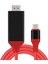 USB C - HDMI Kablosu 1,8 M 4k, Usb-C HDMI Adaptörü MacBook Pro, iPad Air, Chromebook, Surface Book, Galaxy S20 S22 ve Daha Fazlası Için HDMI Usbc Konnektörü 3