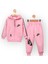 Baby Marka Baskılı Nke Desen Kapşonlu Fermuarlı Ikili Takım Unisex 1-5 Yaş 1