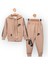 Baby Marka Baskılı Nke Desen Kapşonlu Fermuarlı Ikili Takım Unisex 1-5 Yaş 1