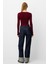 Bordo Bisiklet Yaka Basic Ultra Soft Pamuk Uzun Kol Body 2