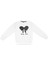 Kız Çocuk Fırfırlı Siyah Deri Etek ve Uzun Kollu Sweatshirt Takım Günlük ve Özel Gün Kombini 2'li Alt Üst Takım 4