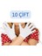 Unisex 10 Çift Çocuk Bando & Pandomim & Tören & Gösteri & Merasim Eldiveni & 23 Nisan & 19 Mayıs 1