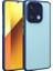 Redmi Note 13 4g Kılıf Kenarları Renkli ve Buğugu Hux Silikon Kapak 1