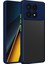 Poco X6 Pro Kılıf Kenarları Renkli ve Nuğulu Hux Silikon Kapak 1