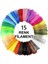3D Kalem Filament – 60 Metre | 15 Renk (Her Biri 4 Metre) – PLA Malzeme | Hobi ve Eğitim Uyumlu 1