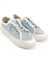 Kadın Mavi Kot Triko Taşlı Comfort Dolgu Taban Sneaker 2
