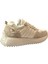 218.901-1 Deri Bej Bağlı Casual Kadın Sneaker Ayakkabı 3