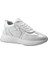 218.0501 Deri Beyaz & Siyah Bağlı Casual Kadın Sneaker Ayakkabı 3