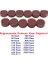 Dremel Için Cırtlı Disk Zımpara - 40 Kum - Çap 25MM (10 Adet) 2