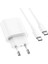 iPad Air 13 M3 2025 UYUMLU20W Type-C Çıkışlı Ekstra Type-C To Type-C Kablolu Pd Hızlı Şarj Aleti 1