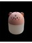Rgb Ledli Taşınabilir Hava Nemlendiricisi Kedi Tasarımlı Buhar Makinesi (Pembe) 3