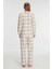 Aria's Closet Pamuklu Uzun Kol Gömlek Pantolon Pijama Takımı 3