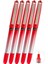 Kırmızı Pilot Kalem 5 Adet Uniball Eye Needle 0.5 mm Iğne Uçlu Pilot Kalem UB-185 S Iğne Uçlu Likit Mürekkepli Jel Kalem 1