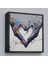 Çerçeveli Graffiti Kalp Burcu Eller, Banksy Posteri, Kanvas Tablo, Pop ART-5343 2