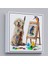 Çerçeveli Ressam Yavru Köpek Dekoratif Kanvas TABLO-5845 4