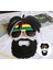 Rasta Peruklu Rasta Sakallı Bob Marley Bıyıklı Parti Gözlüğü 27 x 18 cm - MCT5627-1508 4