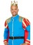 Plastik Kral Tacı Altın Renk Yetişkin Boy 55 cm - MCT2109-2515 4