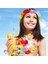 Rengarenk Hawaii Kolye Taç Bileklik Seti 4 Parça (4767) - MCT4298-5066 4