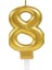 8 Rakam Mum Gold Renk - MCT7818-5565 1