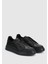 Siyah Deri Erkek Sneaker 2
