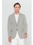 360 Her Yöne Esneyen Pamuklu Slim Fit Dar Kesim Armürlü Blazer Ceket 1