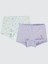 Kız Çocuk 2'li Boxer Set 2-10 Yaş Lila 1
