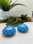 3D Baskı Bebek Mavi Renk Bubble Şekilli Mumluk 2