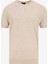 Bisiklet Yaka Regular Fit Jakarlı Bej Erkek Kazak FC5SM-KZK 2764 1