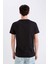 %100 Pamuk Slim Fit Dar Kesim Bisiklet Yaka Baskılı Kısa Kollu Tişört D5566AX25SP 5