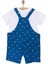 Basic Erkek Yelken Desenli Şort Salopet-Tshirt Takım Erkek Bebek 3