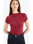 Slim Fit Dar Kesim Yarım Balıkçı Yaka Kısa Kollu Tişört E5906AX25SP 1