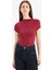Slim Fit Dar Kesim Yarım Balıkçı Yaka Kısa Kollu Tişört E5906AX25SP 3