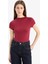 Slim Fit Dar Kesim Yarım Balıkçı Yaka Kısa Kollu Tişört E5906AX25SP 4
