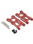 Rc Araba Yükseltme Ön Salıncak Kolu Seti Jjrc C8803 Wltoys 1/14 144016 1/12 124016 Rıaarıo XDKJ-001 Rc Araba Parçaları Kırmızı (Yurt Dışından) 1