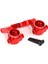 Rc Araba Yükseltme Ön Direksiyon Kupası Seti Arrma 1/10 Gorgon 4x2 2WD Gorgon Canavar Kamyon Rc Araba Yükseltme Parçaları Kırmızı (Yurt Dışından) 2