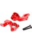 Rc Araba Yükseltme Ön Direksiyon Kupası Seti Arrma 1/10 Gorgon 4x2 2WD Gorgon Canavar Kamyon Rc Araba Yükseltme Parçaları Kırmızı (Yurt Dışından) 4