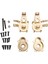 Rc Araba Yükseltme Pirinç Ön Direksiyon Kupası Kiti Mjx H8H 1/10 YK4102 YK4103 YK4104 YK4106 YK4082 Rc Araba Yükseltme Parçası (Yurt Dışından) 1