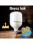 Tasarruflu Torch Ampul 30 W LED Lamba Beyaz E27 Duy 25.000 Saat Uzun Ömürlü 220 Volt Elektrik 1 Adet 1